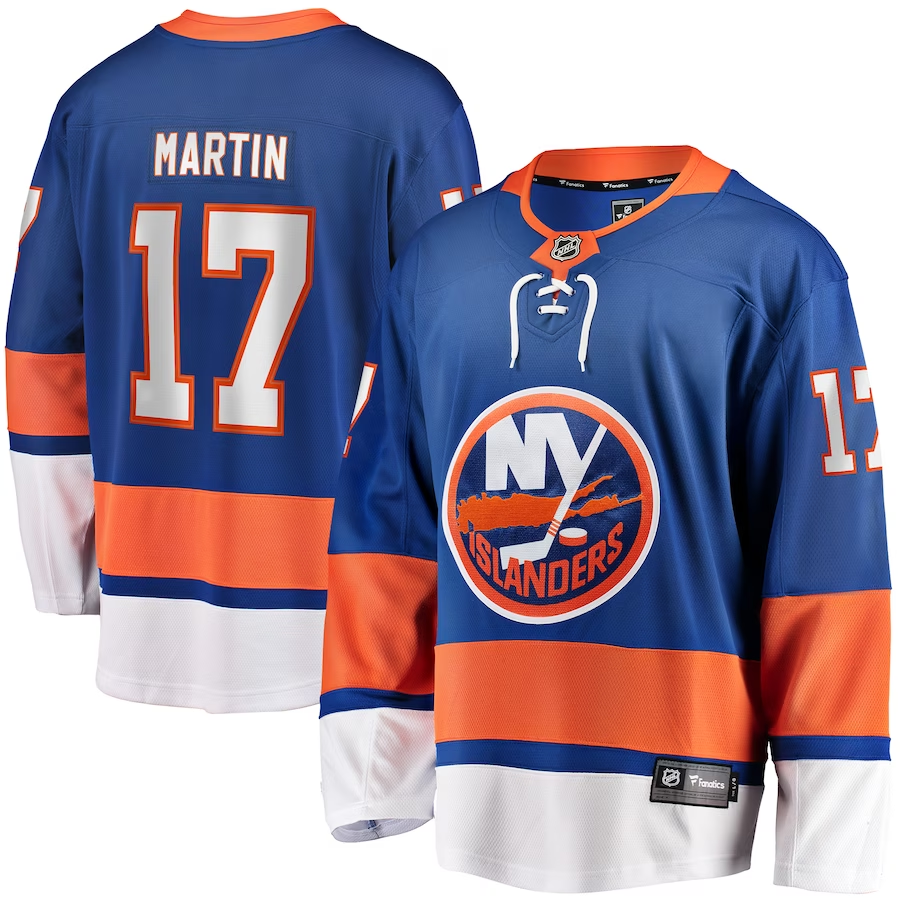 Men's New York Islanders Matt Martin #17 Royal Jersey